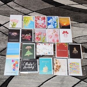 SET-OF-20 ASSORTED OCCASIONS MITAOPY GREETING CARDS BUNDLE SEALED
